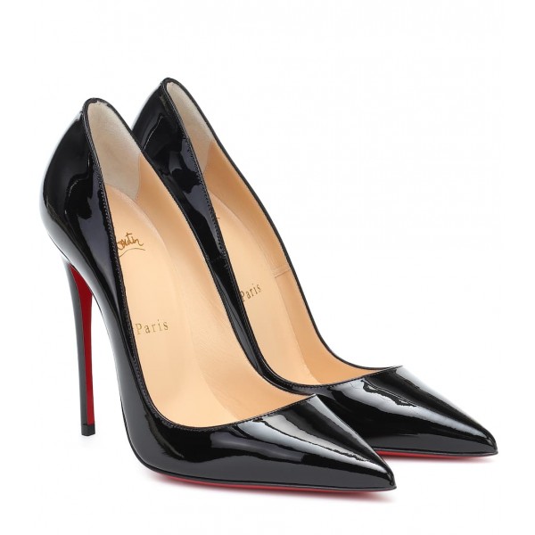 So kate patent leather heels Christian Louboutin Black size 38 EU in Patent  leather - 19229858